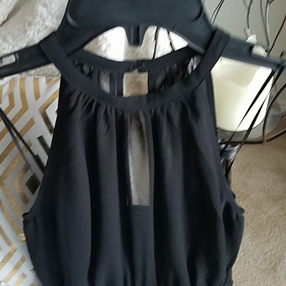 Peplum elastic waist top - Picture 2 of 4